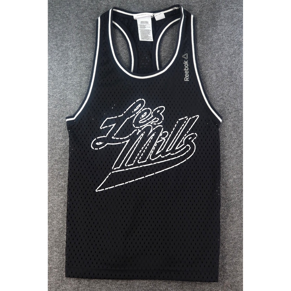 XS VINTAGE REEBOK SLEEVELESS ATHLETIC TIGHT FITTING JERSEY